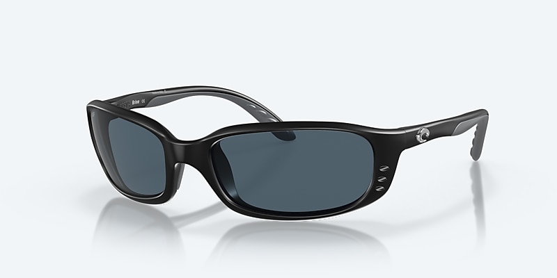Sunglasses Costa Brine S (59-18) with Gray lens and Matte Black frame Image 1 of 7