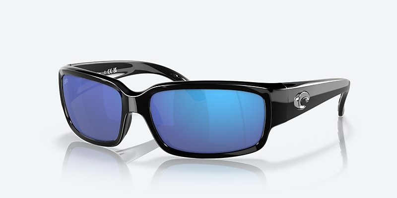 Sunglasses Costa Caballito M (59-15) with Blue Mirror lens and Shiny Black frame Image 1 of 7