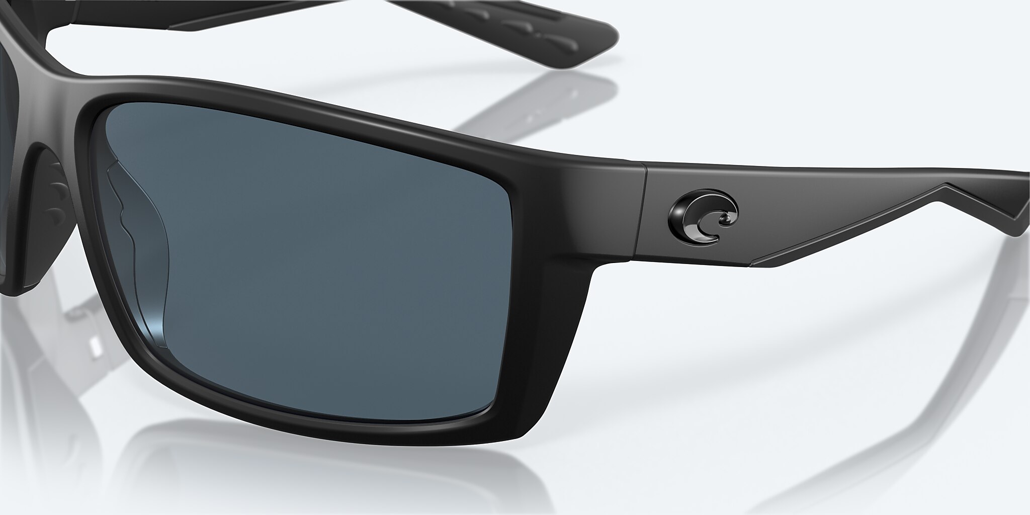Sunglasses Costa Reefton XL (64-15) with Gray lens and Blackout frame Image 6 of 7