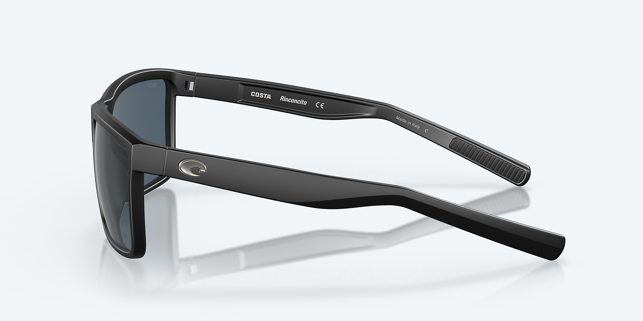 Sunglasses Costa Rinconcito M (60-12) with Gray lens and Matte Black frame Image 3 of 8