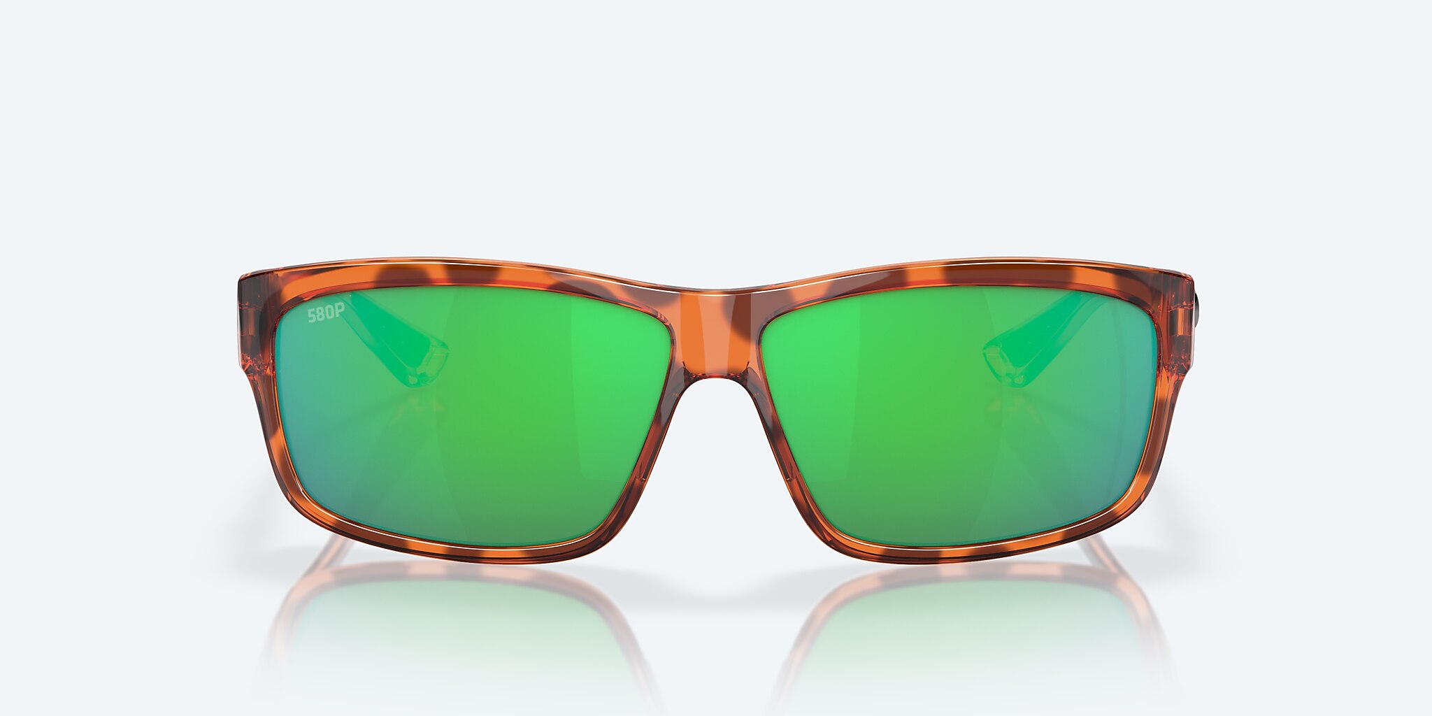 Sunglasses Costa Cut L (60-10) with Green Mirror lens and Honey Tortoise frame Image 2 of 7