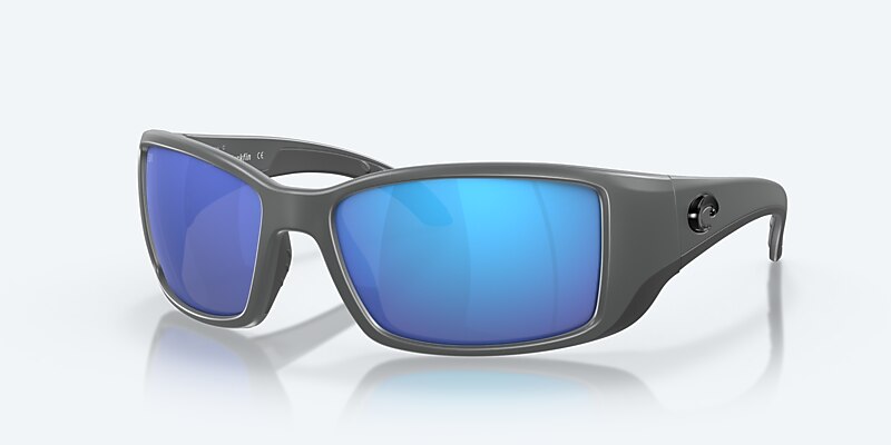 Sunglasses Costa Blackfin L (62-17) with Blue Mirror lens and Matte Gray frame Image 1 of 7