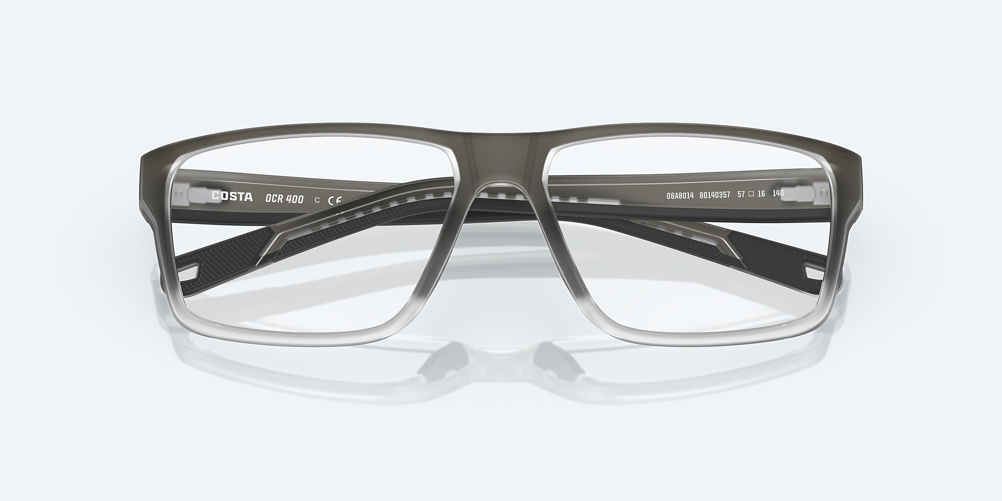 Eyeglasses Costa Ocean Ridge 400 L (57-16) with Demo Lens lens and Fog Gray frame Image 5 of 7