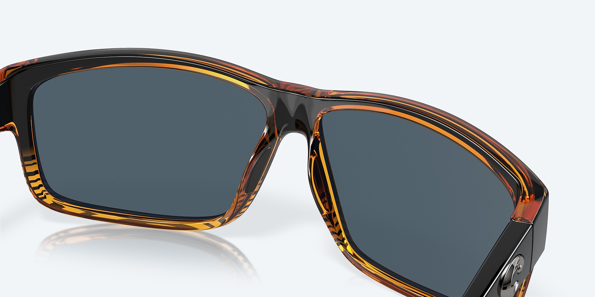Sunglasses Costa Cut L (60-10) with Gray lens and Coconut Fade frame Image 7 of 7