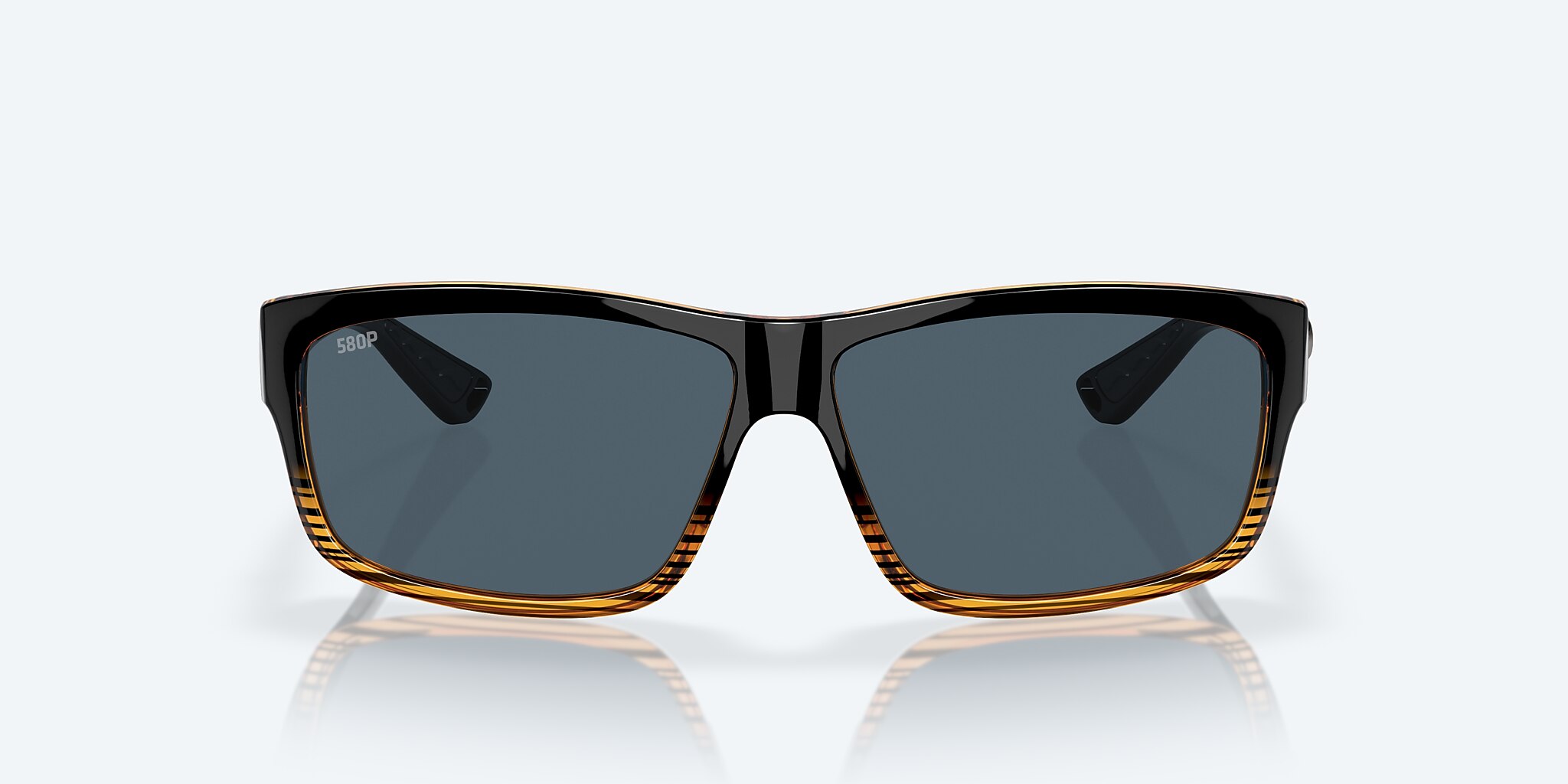 Sunglasses Costa Cut L (60-10) with Gray lens and Coconut Fade frame Image 2 of 7