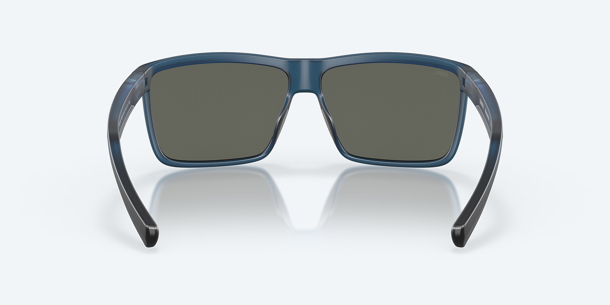 Sunglasses Costa Rinconcito M (60-12) with Gray Silver Mirror lens and Matte Atlantic Blue frame Image 4 of 8