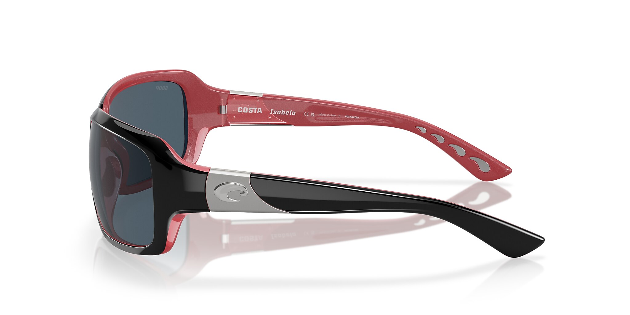 Costa Isabela M (64-16) with Gray lenses and Black Coral frame