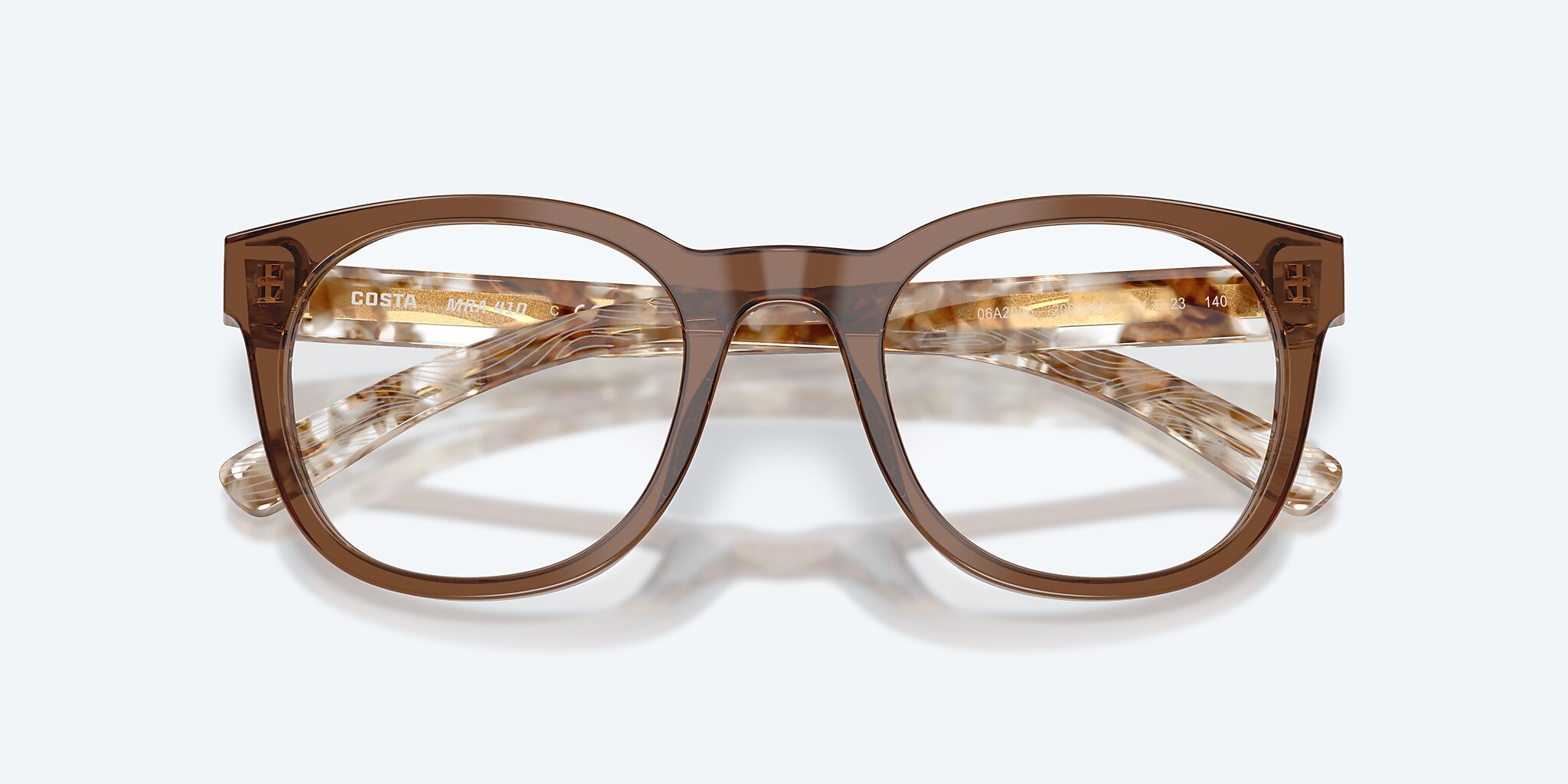 Eyeglasses Costa Mariana Trench 410 S (51-23) with Demo Lens lens and Brown Smoke frame Image 5 of 7