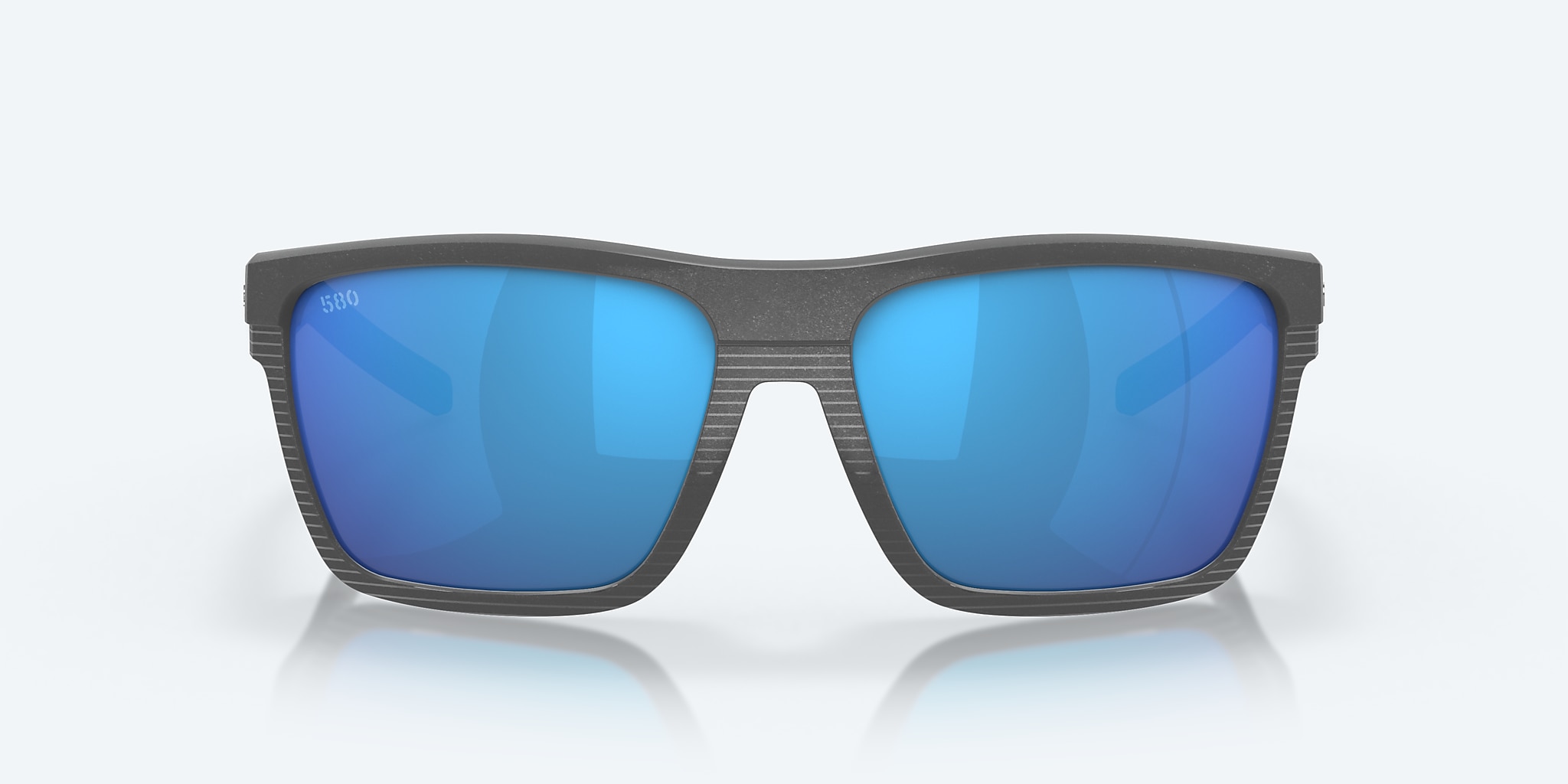 Sunglasses Costa Pargo L (61-17) with Blue Mirror lens and Dark Gray frame Image 2 of 7