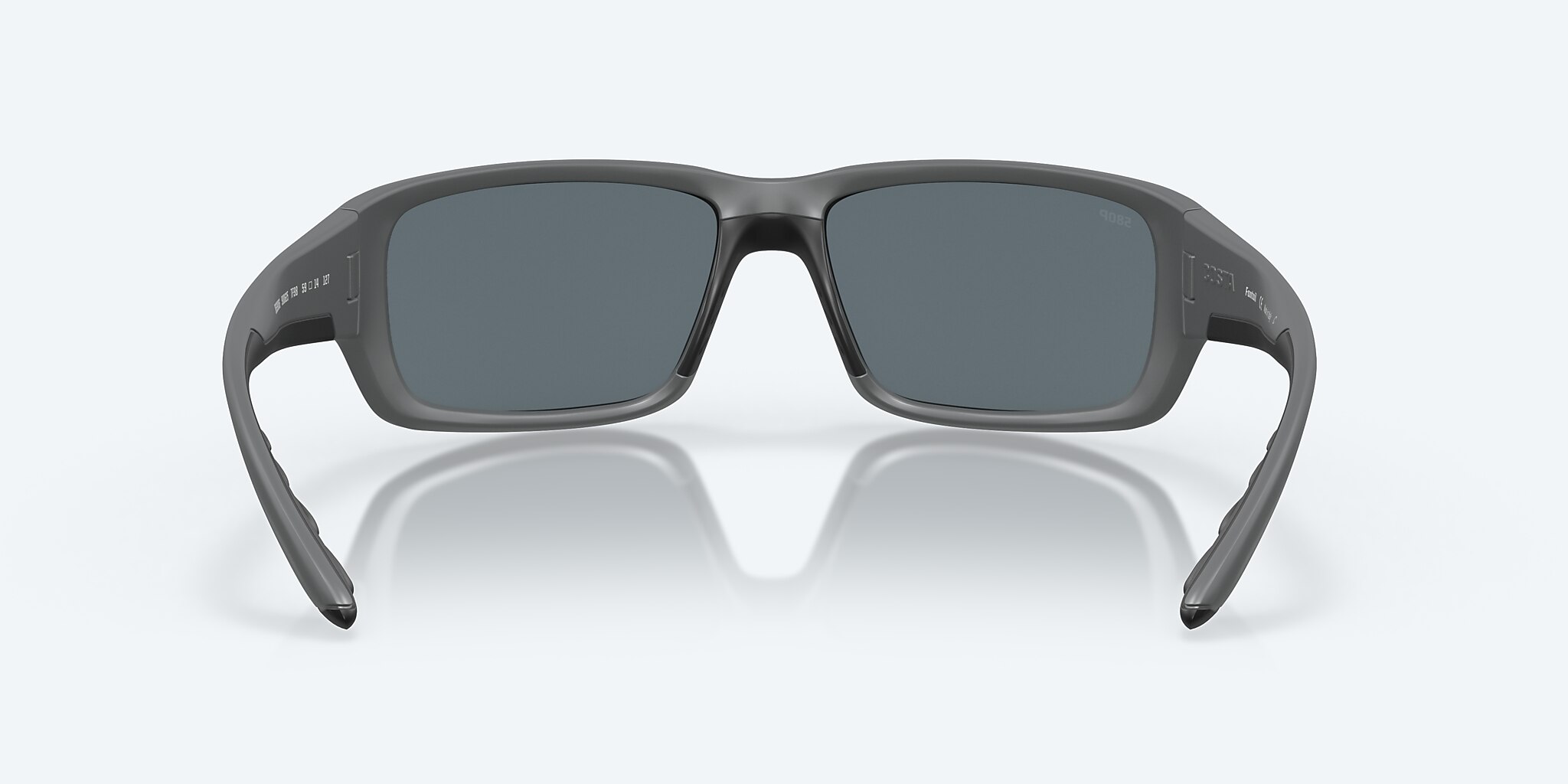 Sunglasses Costa Fantail M (59-14) with Blue Mirror lens and Matte Gray frame Image 4 of 7