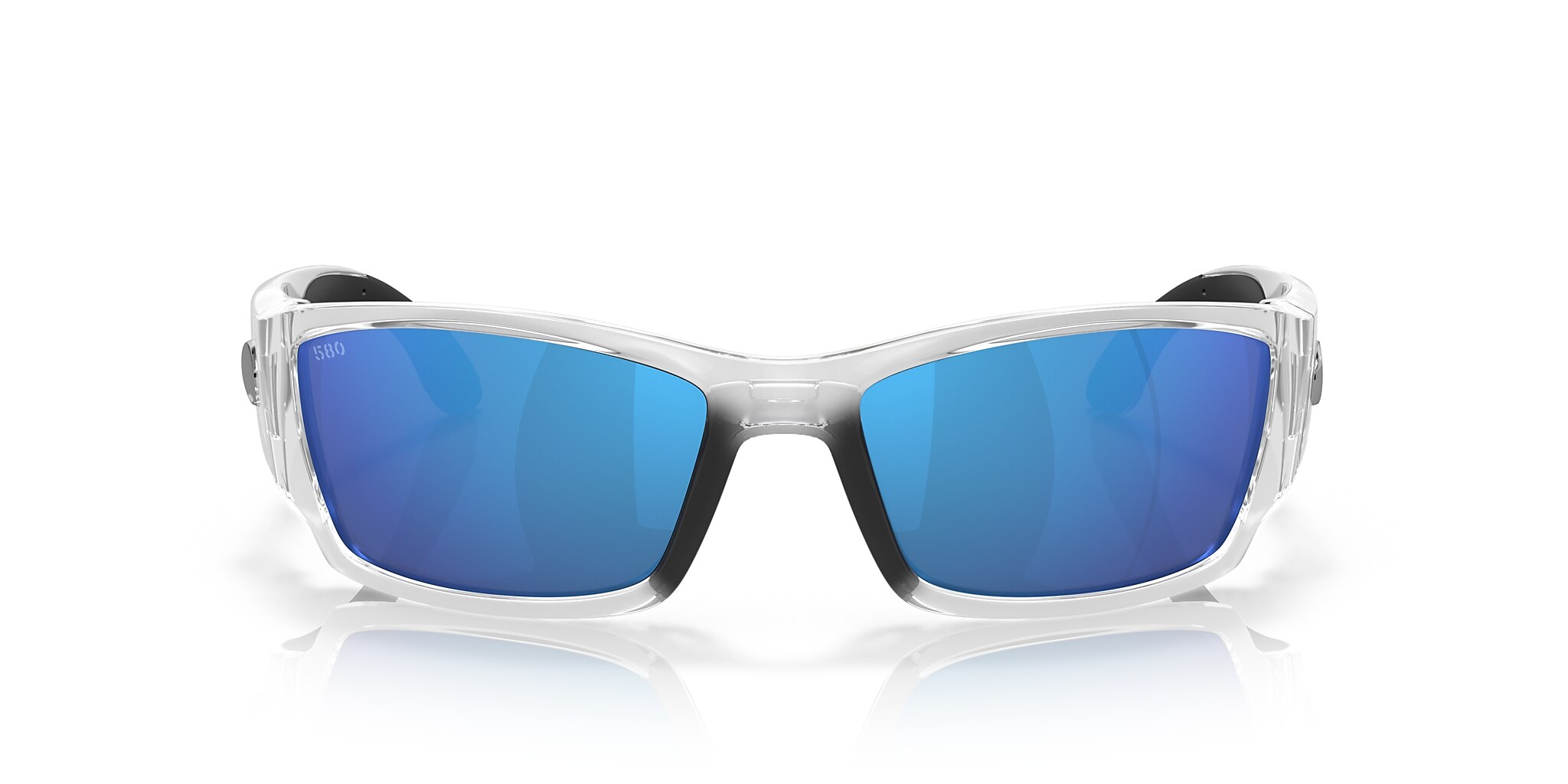 Costa Corbina L (61-18) with Blue Mirror lenses and Silver frame