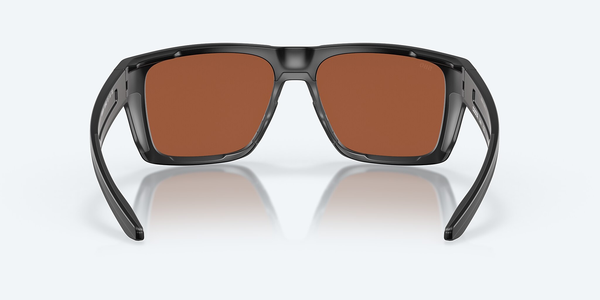 Sunglasses Costa Lido XL (57-16) with Green Mirror lens and Matte Black frame Image 4 of 9