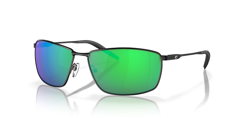 Costa Turret L (63-15) with Green Mirror lenses and Matte Black