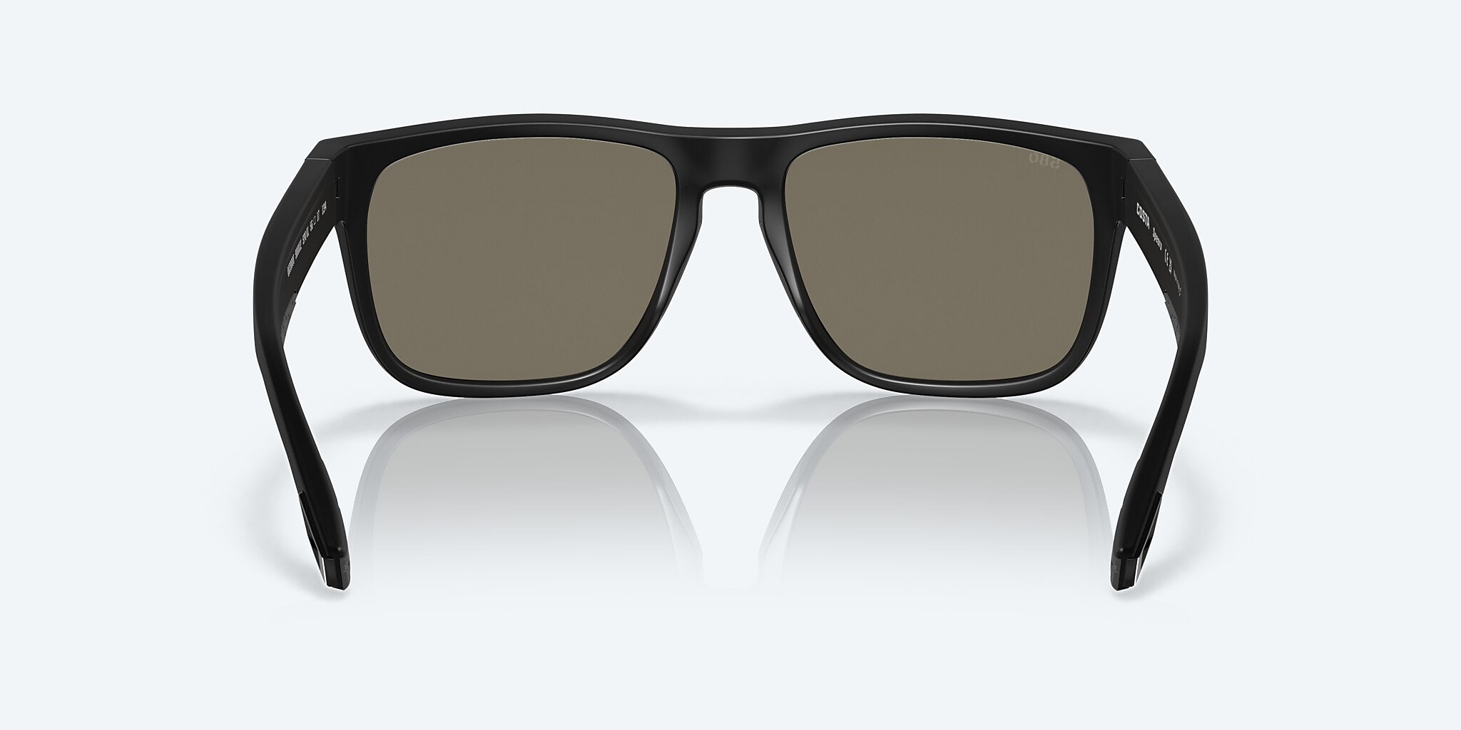 Lunettes de soleil Costa Spearo XXL (56-17) avec Effet miroir Bleu verre et Noir monture Image 4 de 7