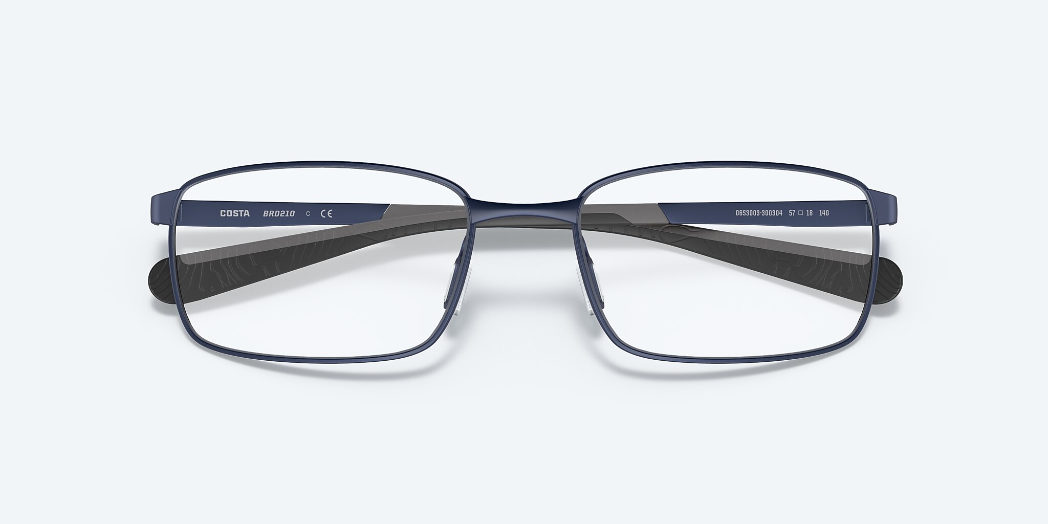 Eyeglasses Costa Bimini Road 210 S (53-18) with Demo Lens lens and Pacific Blue frame Image 5 of 5