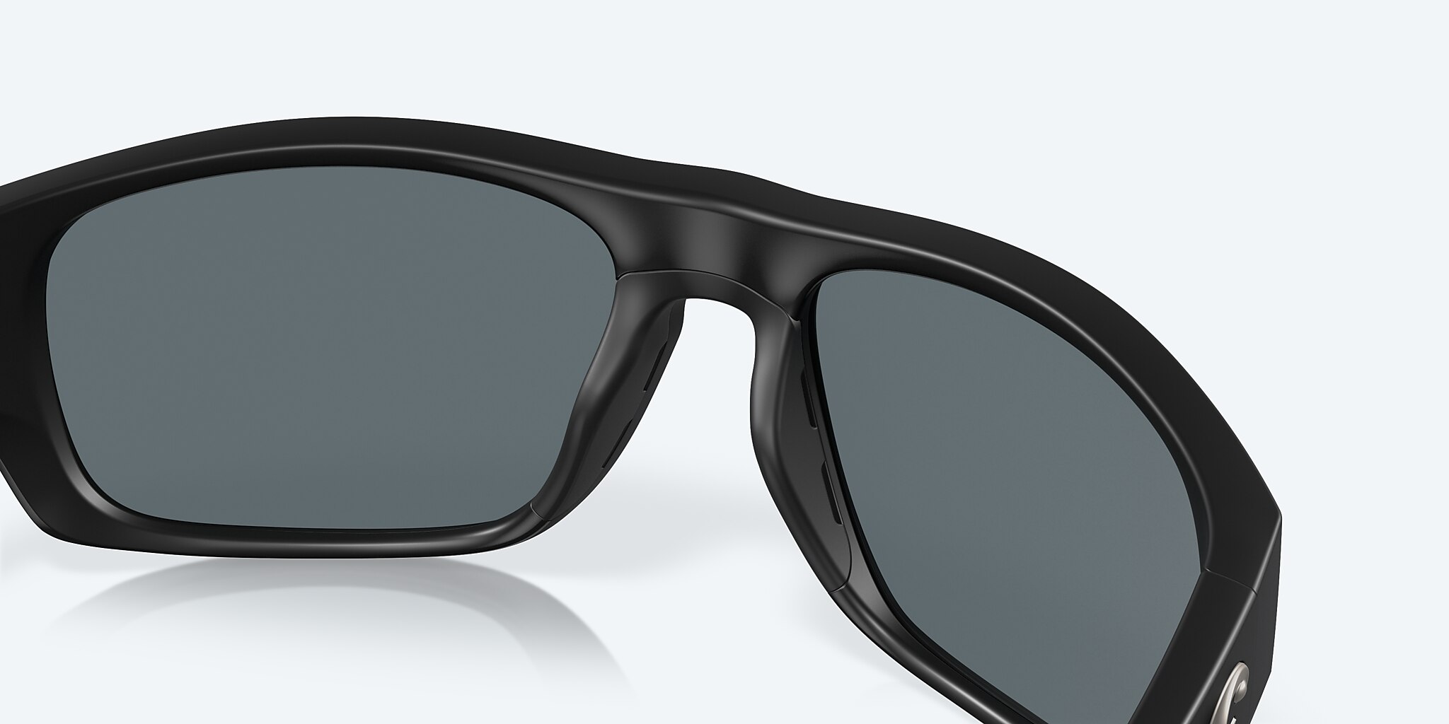 Sunglasses Costa Tico XL (60-17) with Blue Mirror lens and Matte Black frame Image 7 of 7
