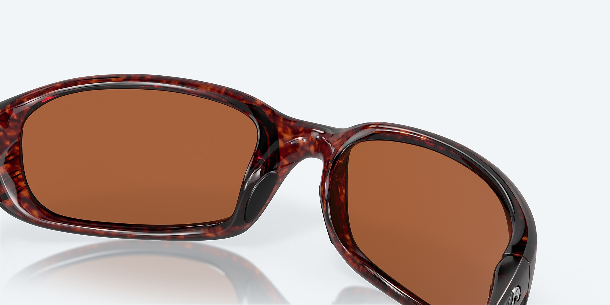 Sunglasses Costa Brine S (59-18) with Green Mirror lens and Tortoise frame Image 7 of 7