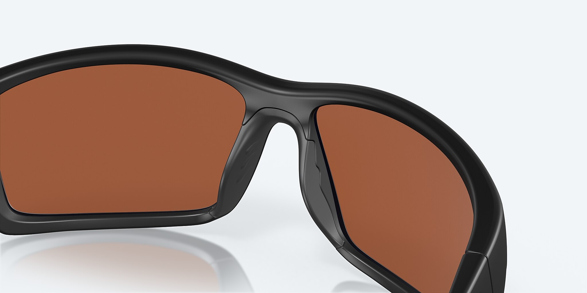 Sunglasses Costa Reefton XL (64-15) with Green Mirror lens and Blackout frame Image 7 of 7