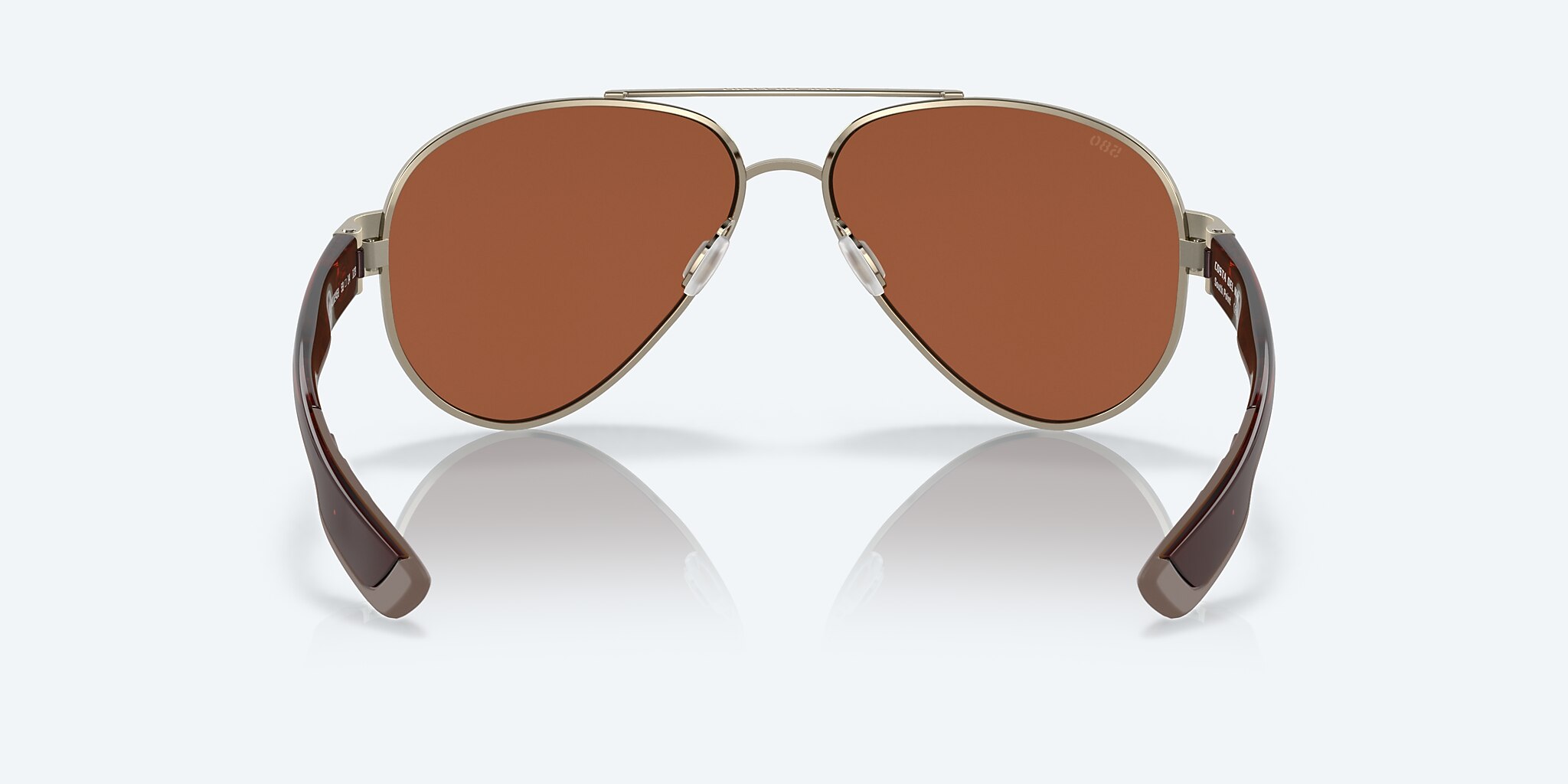 Sunglasses Costa South Point L (59-14) with Green Mirror lens and Rose Gold frame Image 4 of 7