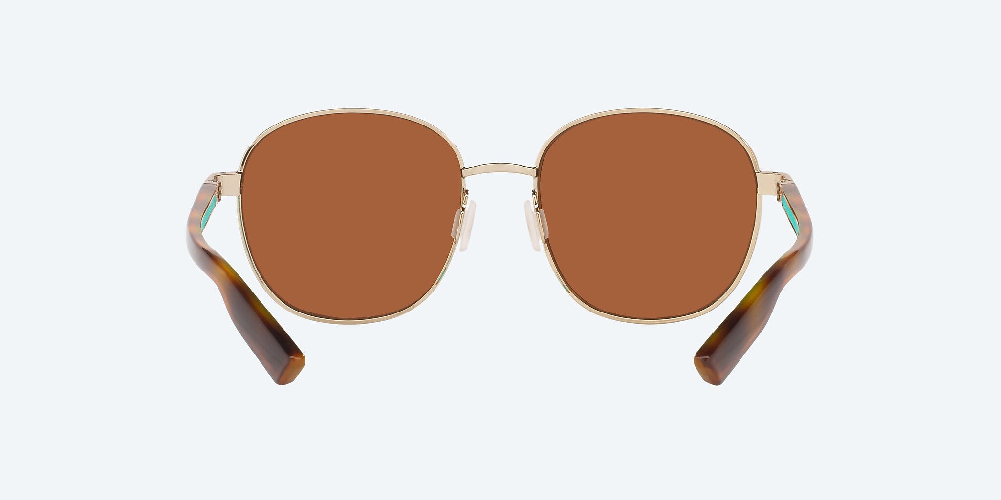 Lunettes de soleil Costa Egret L (55-18) avec Effet miroir Vert verre et Or brillant monture Image 4 de 4