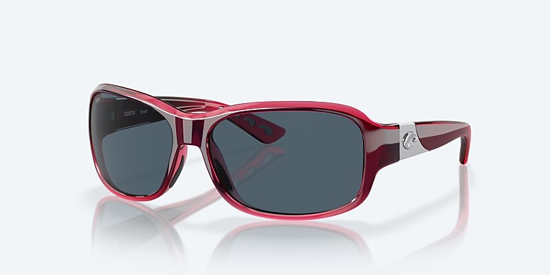 Lunettes de soleil Costa Inlet S (58-14) avec Gris verre et Dégradé grenat monture Image 1 de 7