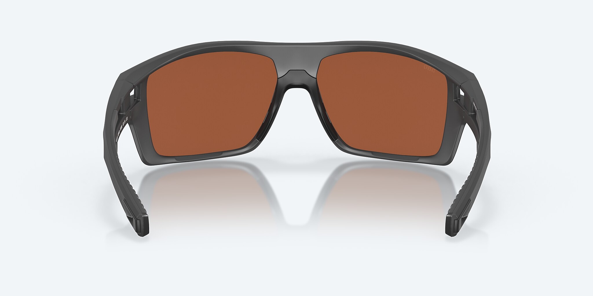 Sunglasses Costa Diego XL (62-14) with Green Mirror lens and Matte Gray frame Image 4 of 8