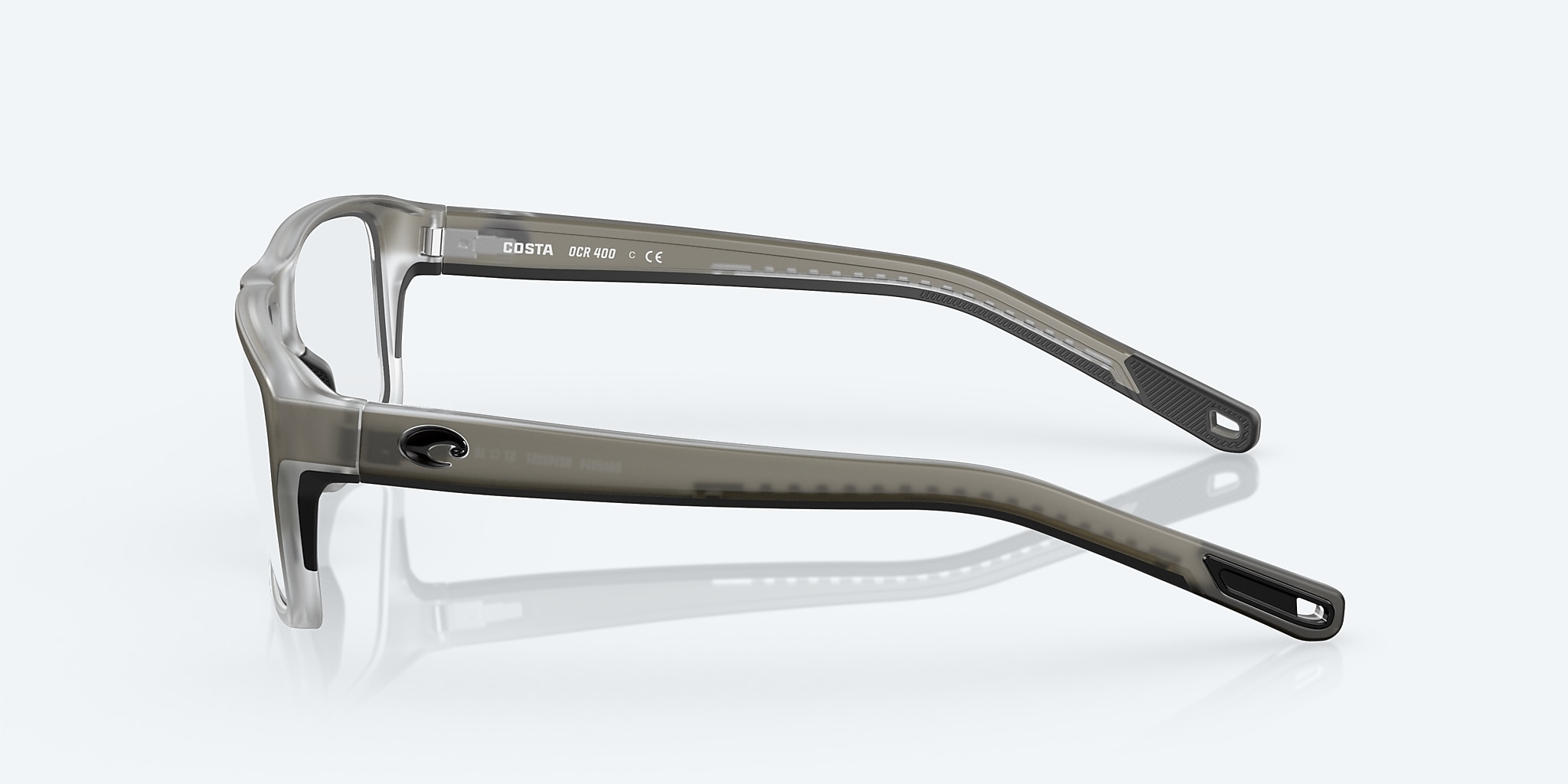 Eyeglasses Costa Ocean Ridge 400 L (57-16) with Demo Lens lens and Fog Gray frame Image 3 of 7