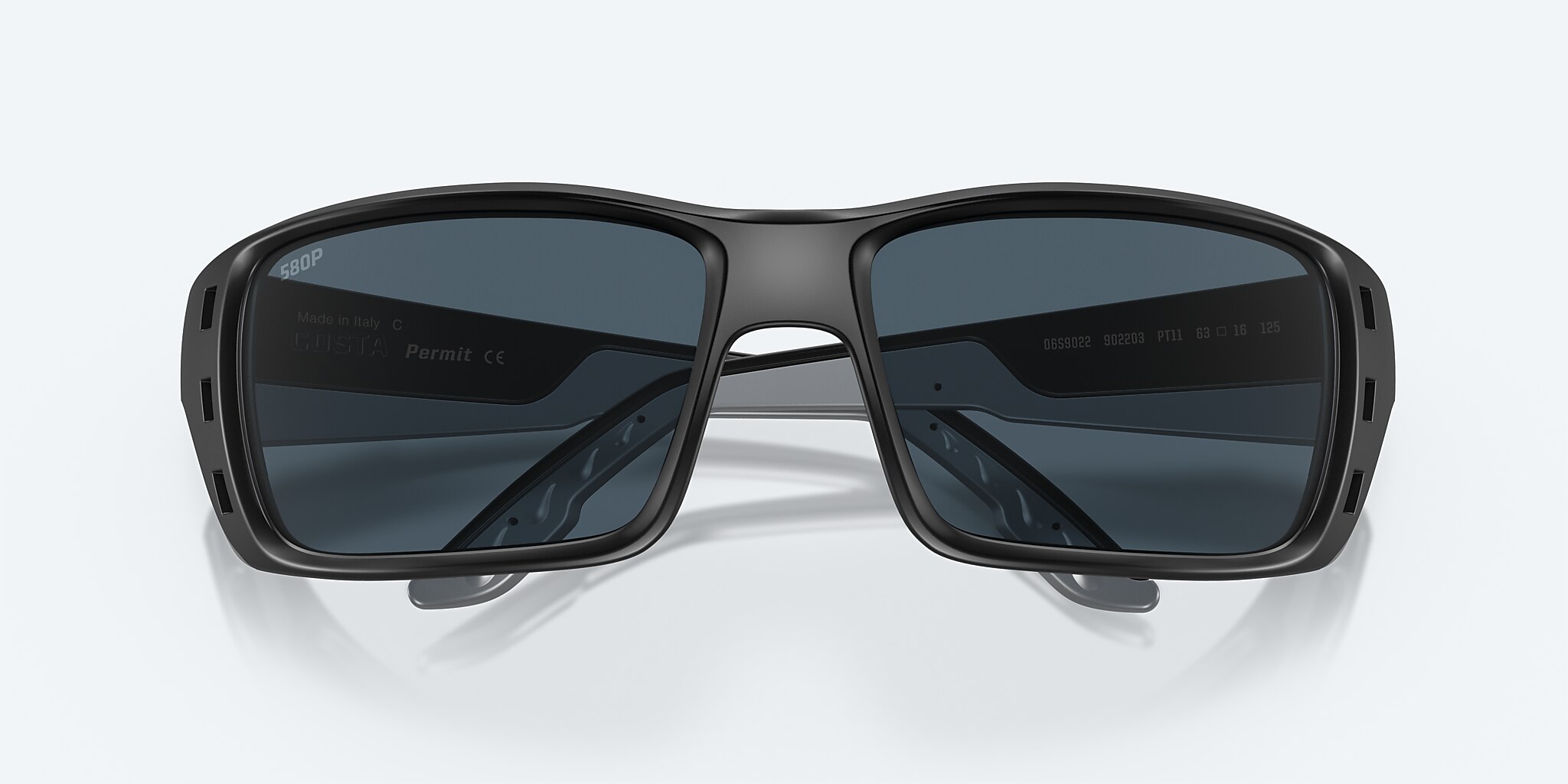 Lentes de Sol Costa Permit XL (63-16) con Gris lente y Negro Mate montura Imagen 5 de 7