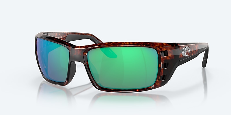 Gafas de sol Costa Permit XL (63-16) con Verde Espejado lente y Carey montura Imagen 1 de 7
