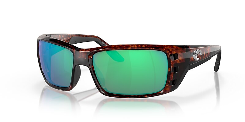 Costa Permit XL (63-16) with Green Mirror lenses and Tortoise