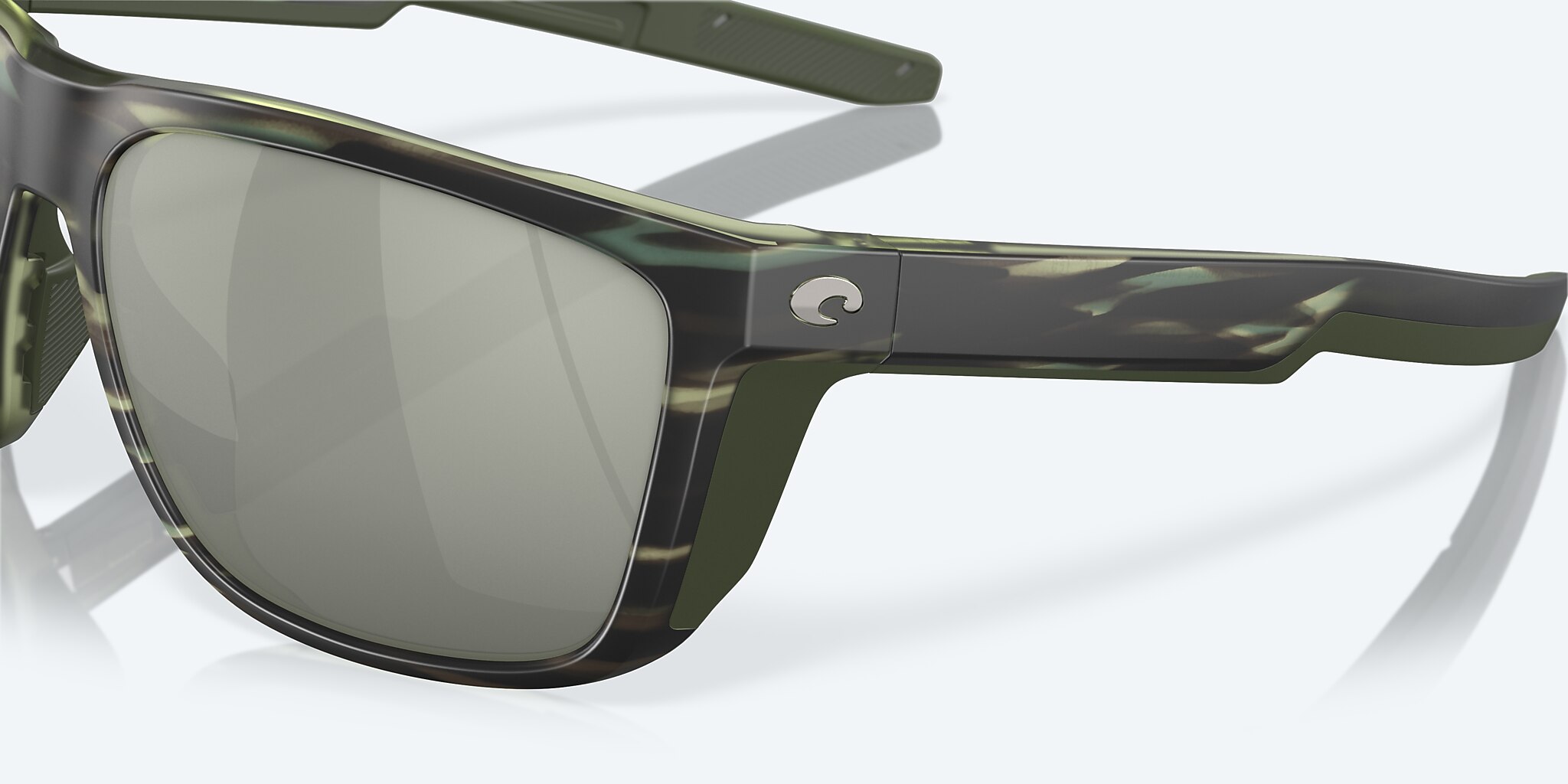 Sunglasses Costa Ferg L (59-16) with Gray Silver Mirror lens and Matte Reef frame Image 6 of 7