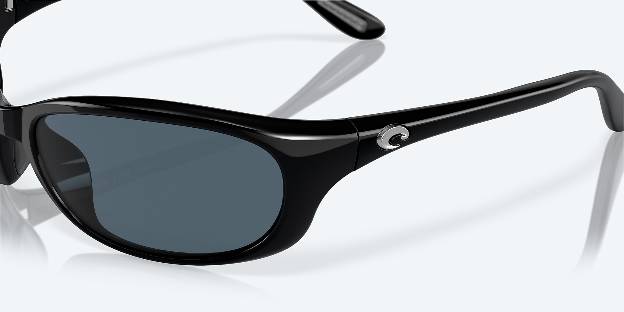 Lentes de Sol Costa Harpoon S (61-18) con Gris lente y Negro Brillante montura Imagen 6 de 7