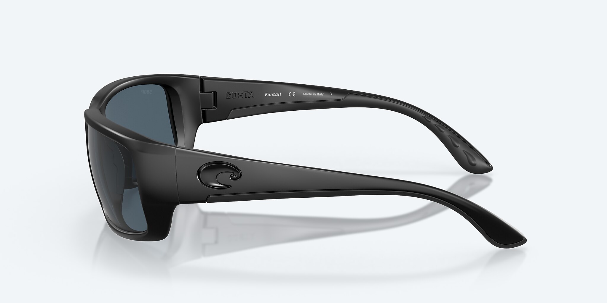 Sunglasses Costa Fantail M (59-14) with Gray lens and Blackout frame Image 3 of 7
