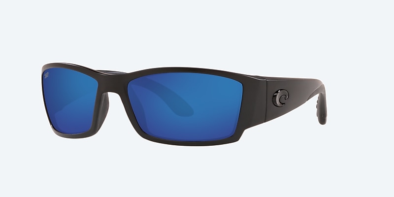 Lunettes de soleil Costa Corbina L (61-18) avec Effet miroir Bleu verre et Noir monture Image 1 de 4
