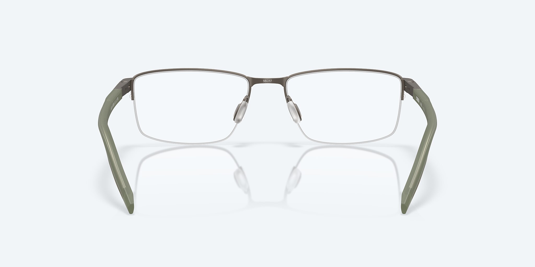 Eyeglasses Costa Bimini Road 310 M (55-17) with Demo Lens lens and Matte Light Gold Gunmetal frame Image 4 of 7