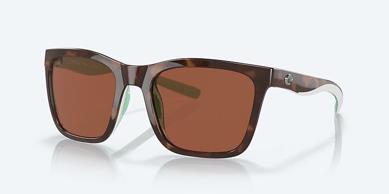 Sunglasses Costa Panga XXL (56-20) with Copper lens and Shiny Tortoise/White/Seafoam Crystal frame Image 1 of 7