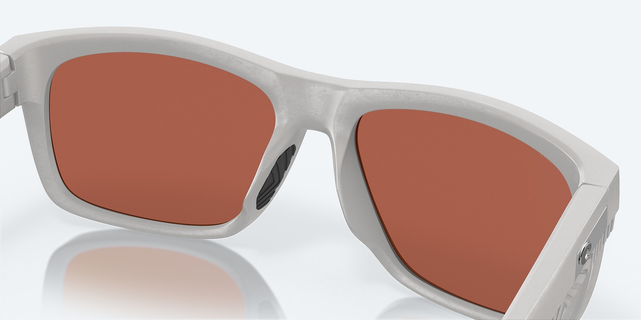 Sunglasses Costa Baffin L (58-16) with Green Mirror lens and Light Gray frame Image 7 of 7