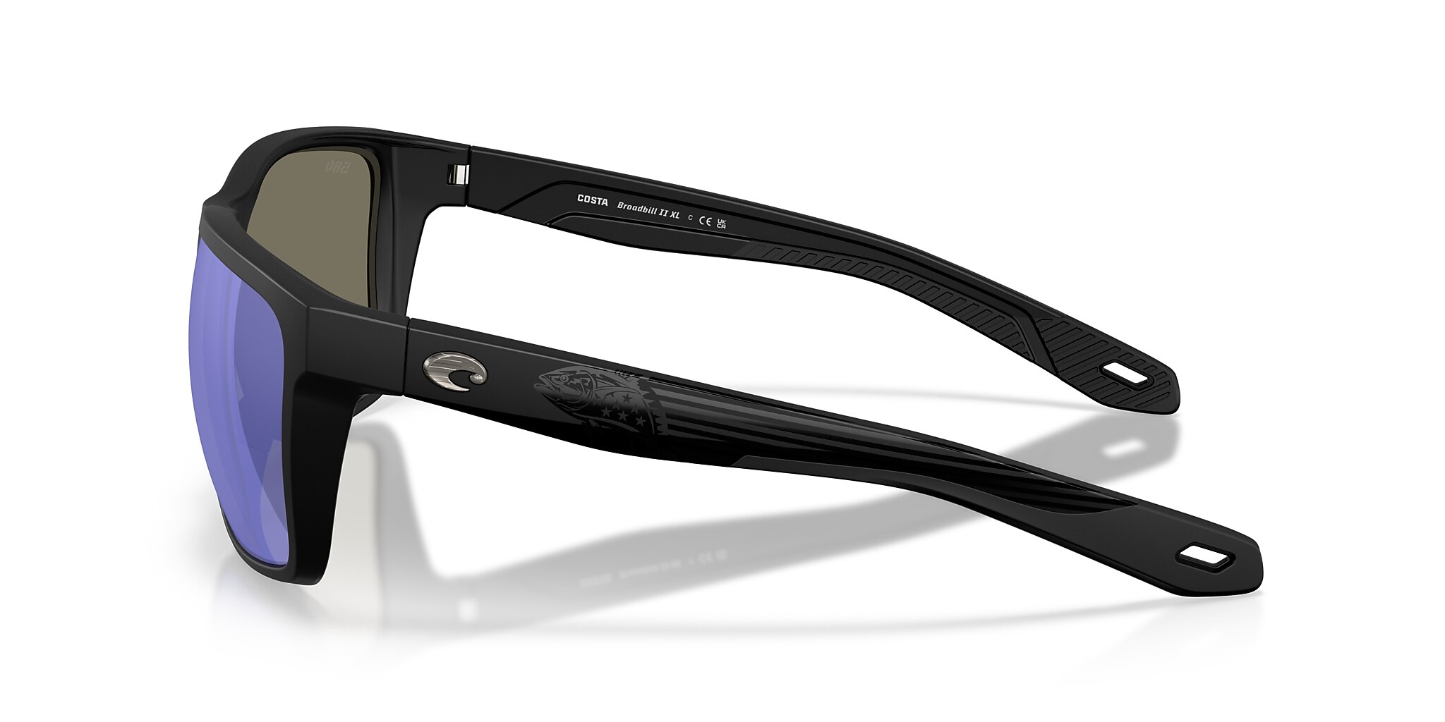 Costa Broadbill II XL XXL (62-15) with Blue Mirror lenses and
