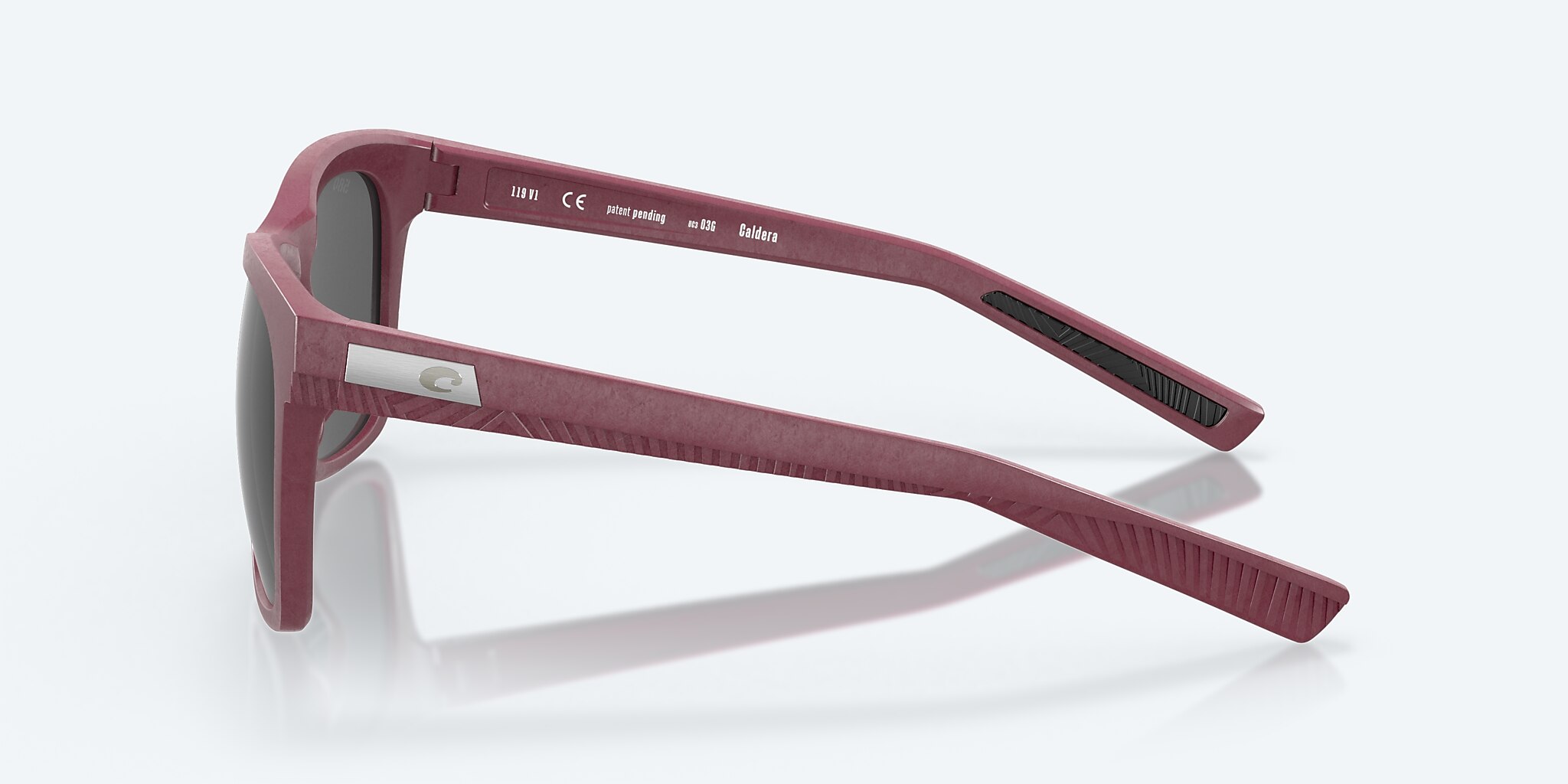 Sunglasses Costa Caldera L (55-18) with Gray lens and Net Plum frame Image 3 of 7