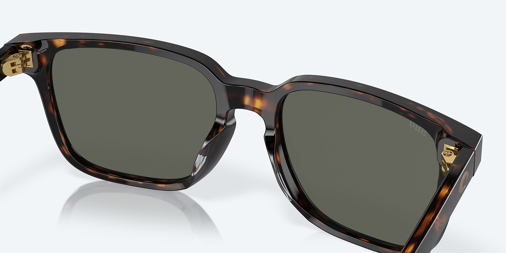 Sunglasses Costa Kailano S (53-17) with Gray lens and Tortoise frame Image 7 of 7