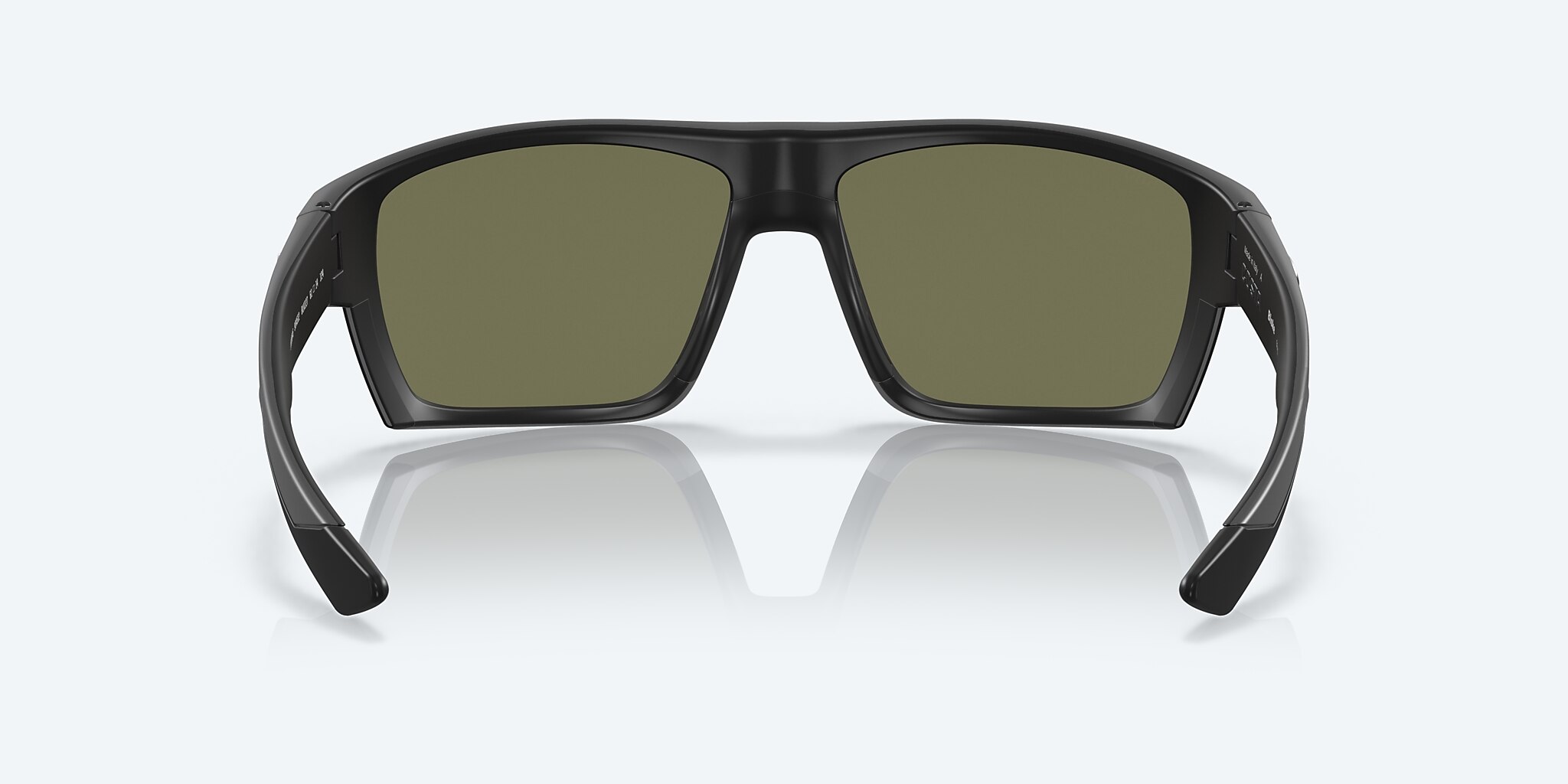 Sunglasses Costa Bloke XL (61-14) with Blue Mirror lens and Matte Gray/Matte Black frame Image 4 of 7
