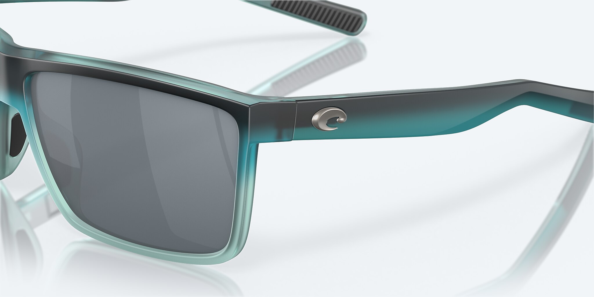Lunettes de soleil Costa Ocearch® Rinconcito M (60-12) avec Gris argenté verre et Dégradé océan mat Ocearch monture Image 6 de 8