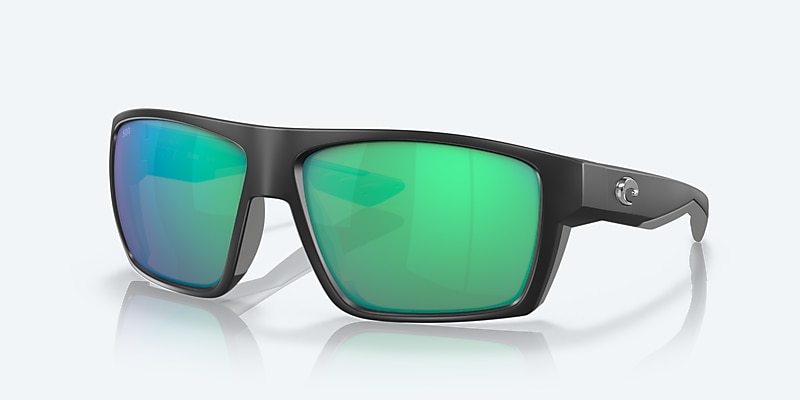 Sunglasses Costa Bloke XL (61-14) with Green Mirror lens and Matte Black frame Image 1 of 7