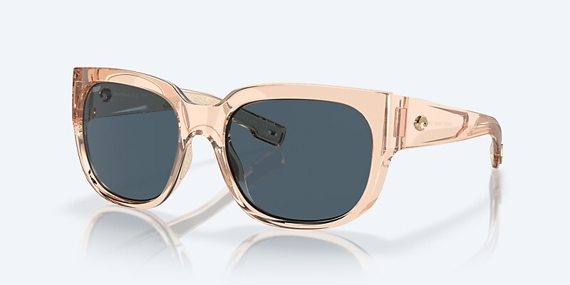 Sunglasses Costa Waterwoman M (55-18) with Gray lens and Shiny Blonde Crystal frame Image 1 of 7