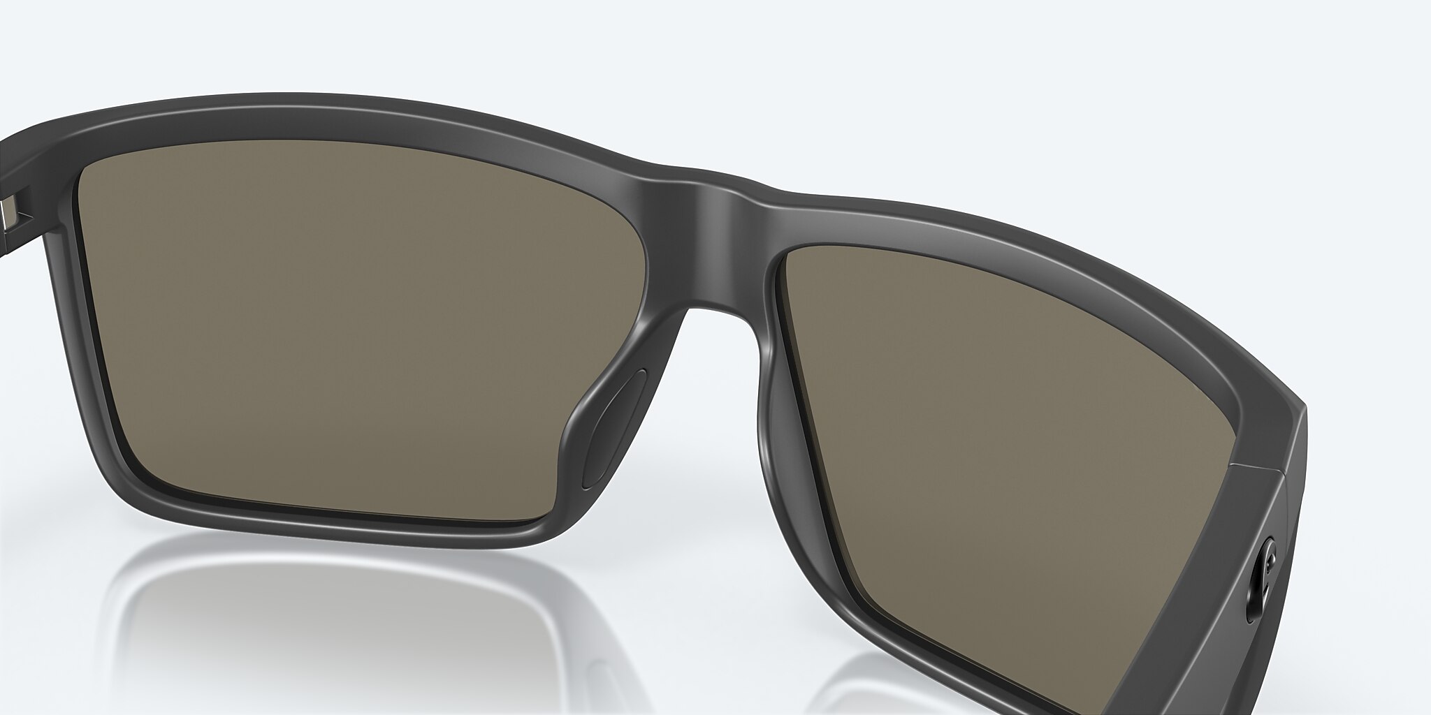 Sunglasses Costa Rinconcito M (60-12) with Blue Mirror lens and Matte Gray frame Image 7 of 8