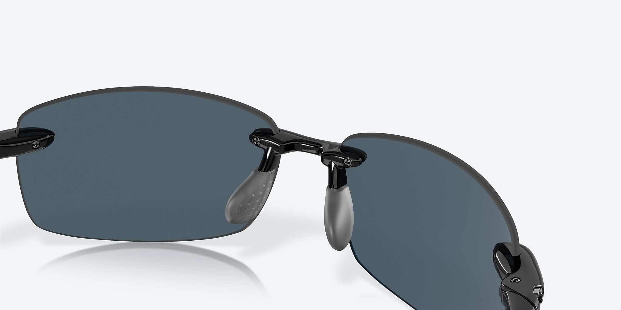 Sunglasses Costa Ballast M (60-15) with Gray lens and Shiny Black frame Image 7 of 7