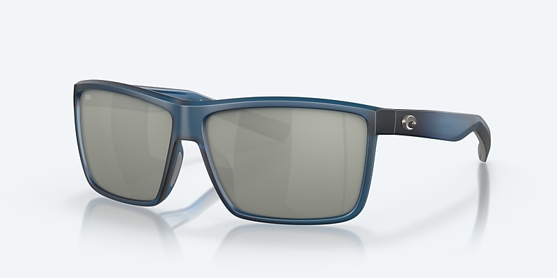 Sunglasses Costa Rinconcito M (60-12) with Gray Silver Mirror lens and Matte Atlantic Blue frame Image 1 of 8