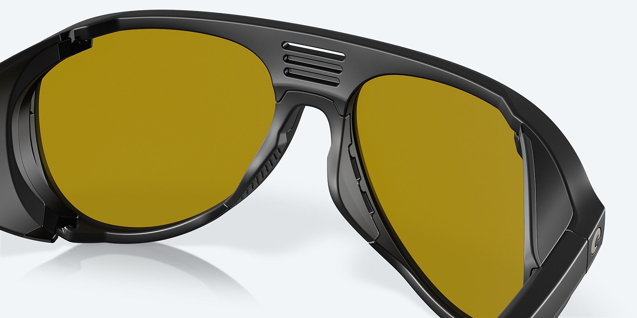 Sunglasses Costa Grand Catalina XL (59-15) with Sunrise Silver Mirror lens and Matte Black frame Image 7 of 7