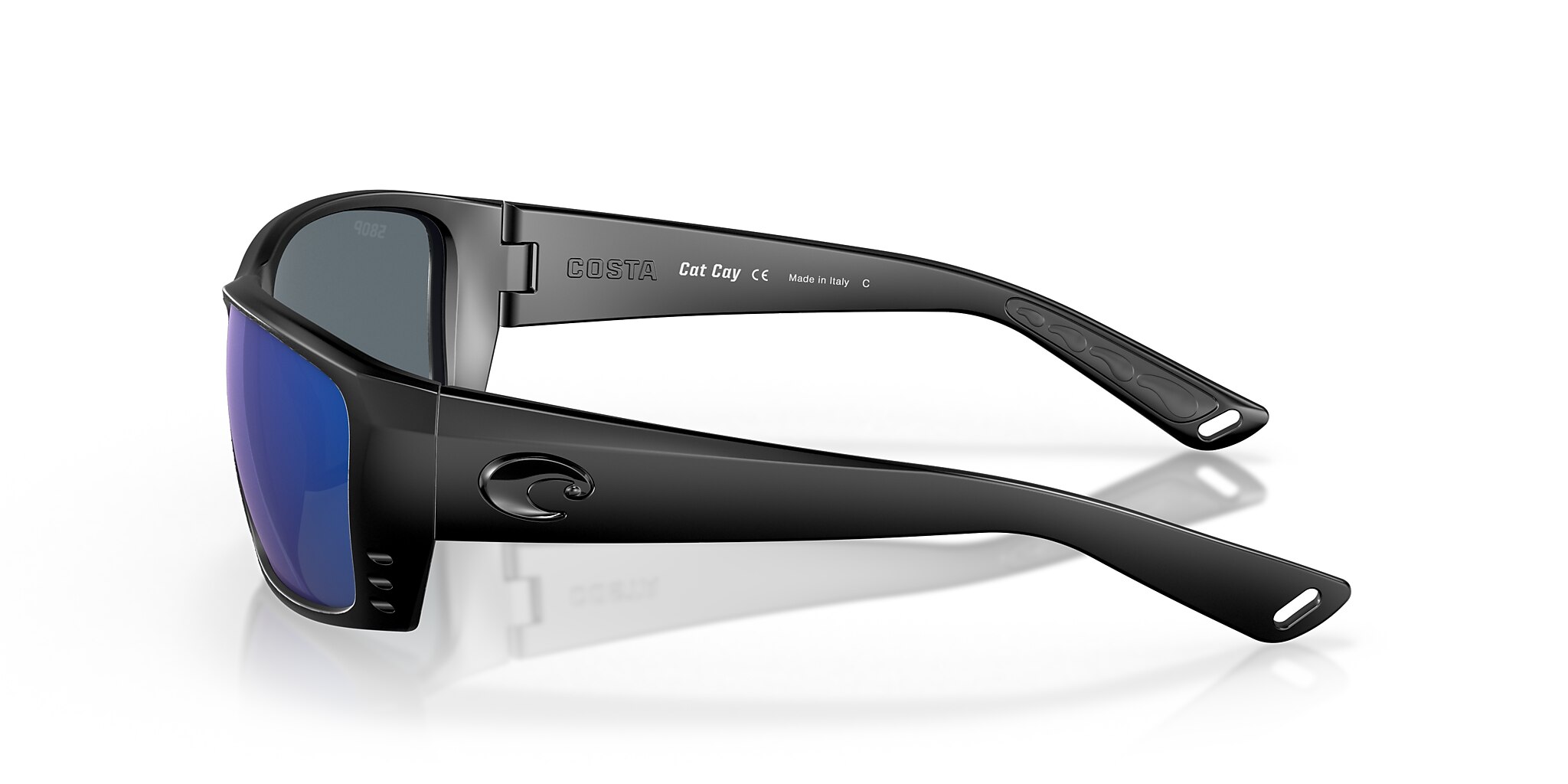 Costa Cat Cay M (61-10) with Blue Mirror lenses and Blackout frame