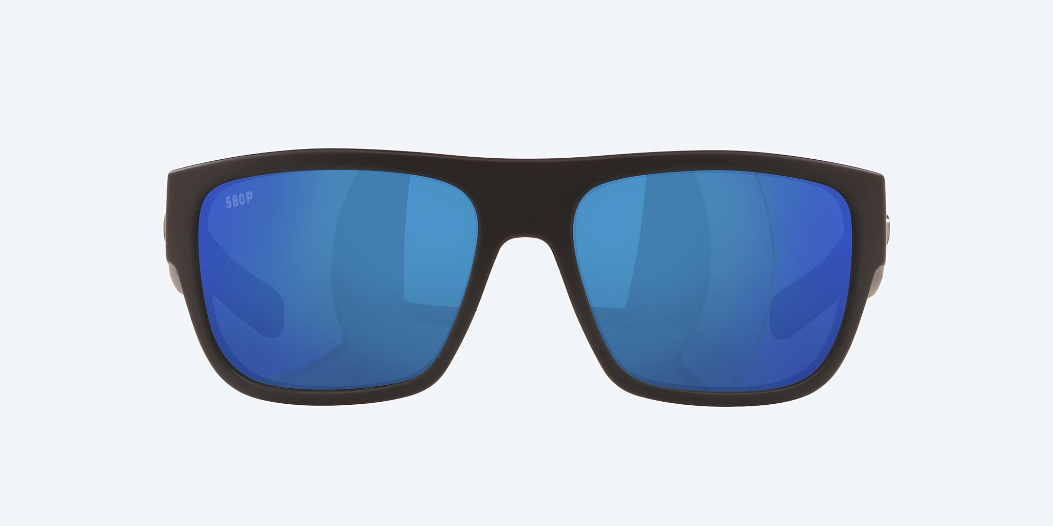 Sunglasses Costa Sampan XL (58-17) with Blue Mirror lens and Matte Black frame Image 2 of 4